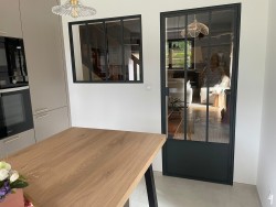 Verri&egrave;re alu vitr&eacute;e, porte alu vitr&eacute;e, am&eacute;nagement int&eacute;rieur